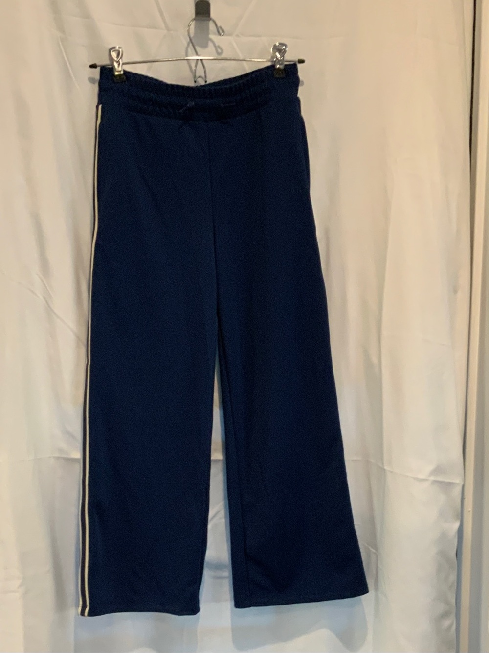 GAP Navy Kids Sweatpants with Side Stripes